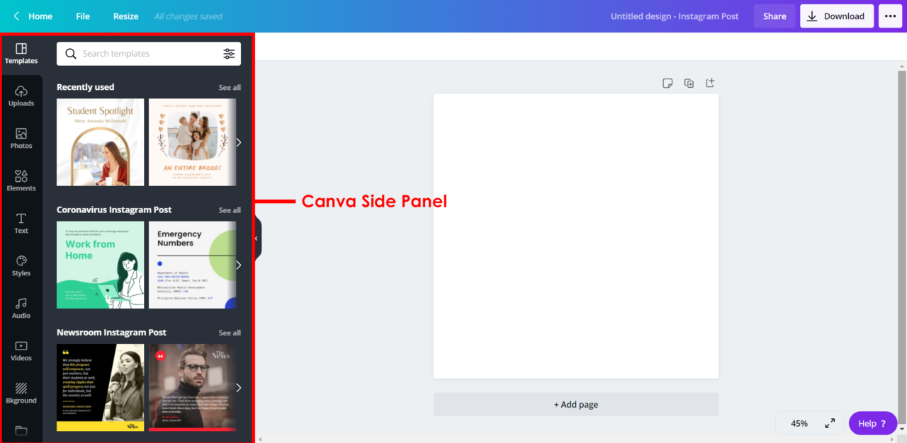 Learn The Canva Basics | Jamiel Palmer