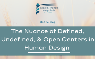The Nuance of Defined, Undefined, Open Center In Human Design